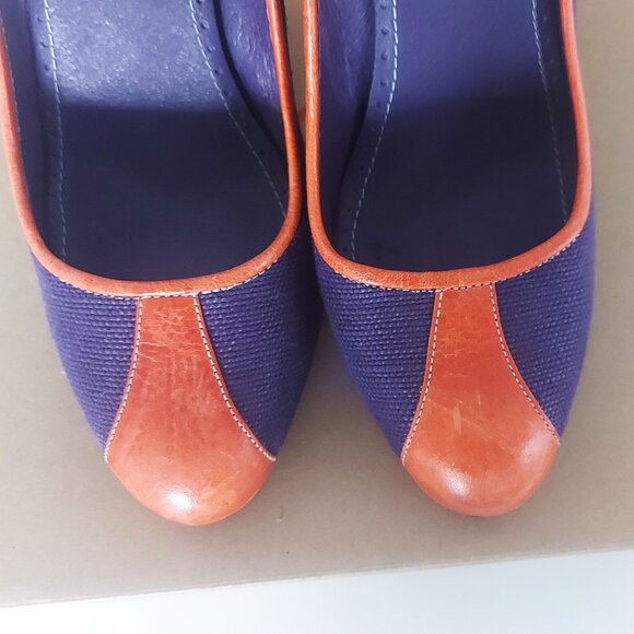 Diesel Purple and Orange Pumps - Size 37 (US 7) - Picture 8 of 10